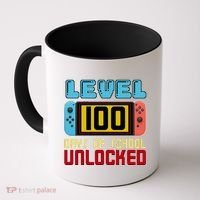 Level 100 Day Of School Unlocked Coffee Mug thumb 0