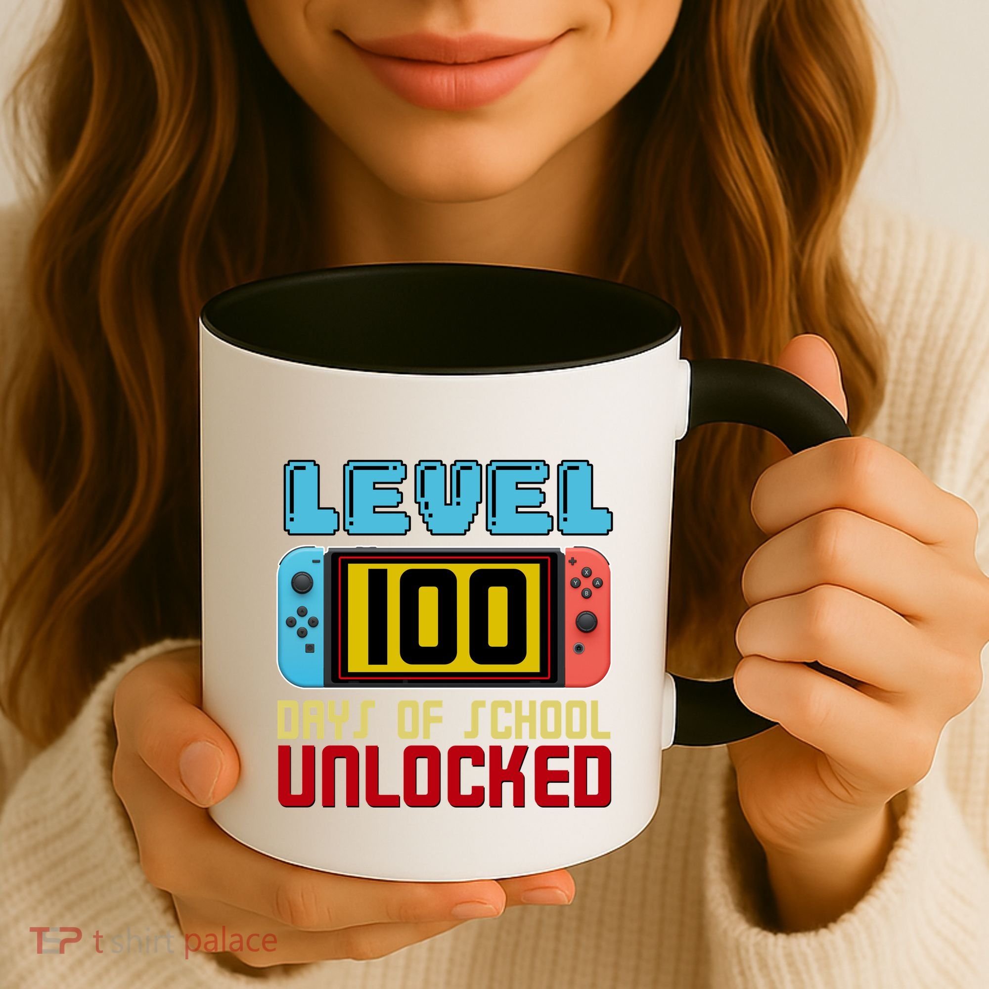 Level 100 Day Of School Unlocked Coffee Mug