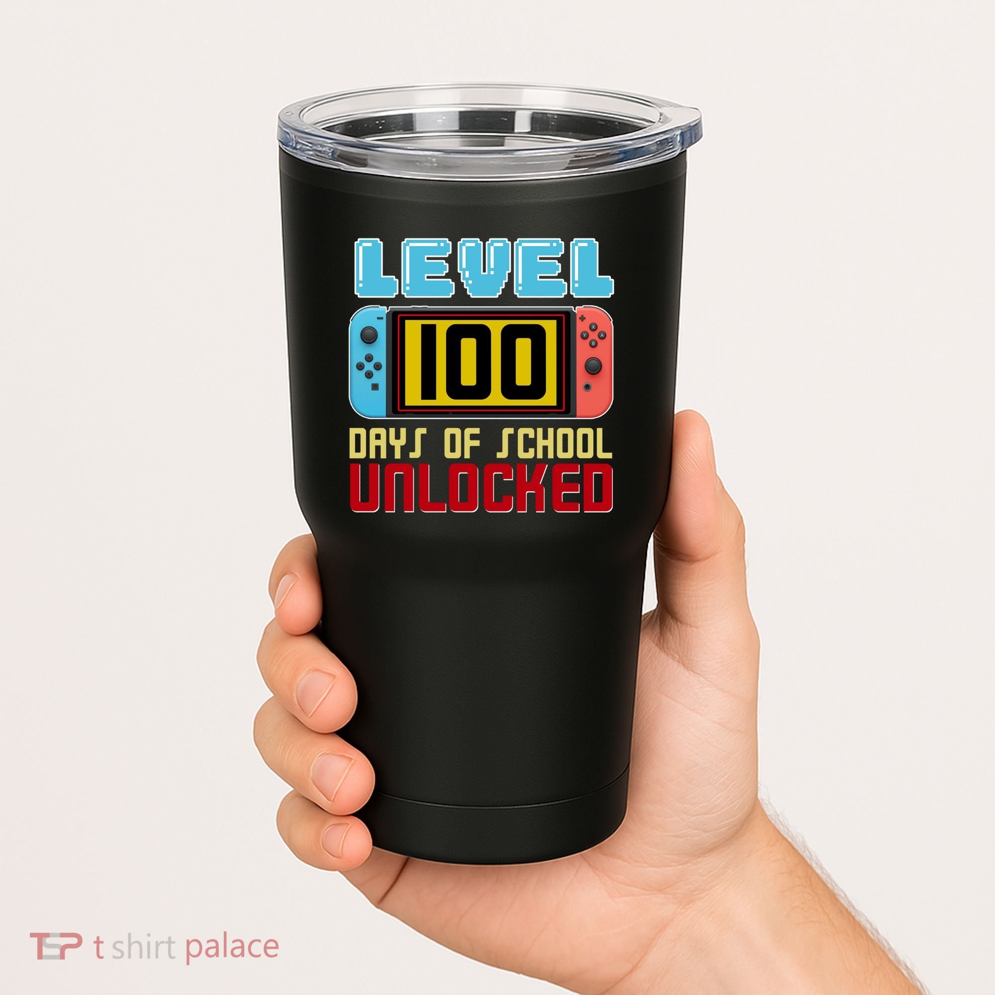 Level 100 Day Of School Unlocked Tumbler