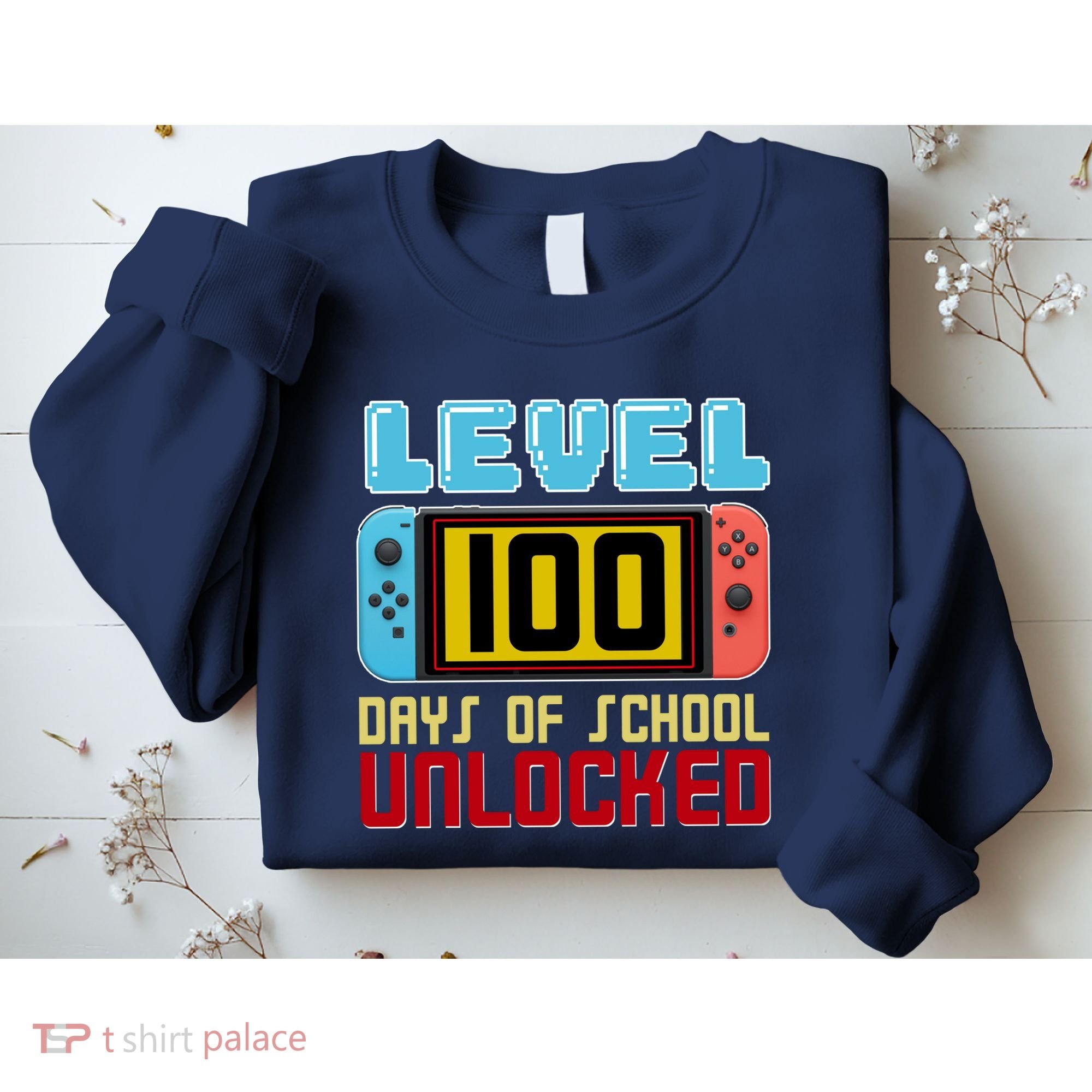 Level 100 Day Of School Unlocked Sweatshirt