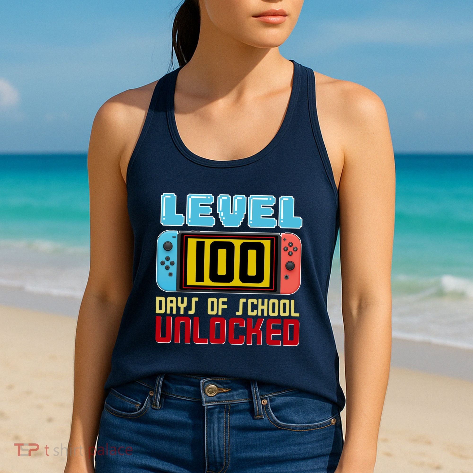 Level 100 Day Of School Unlocked Women's Tank Top
