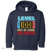 Level 100 Day Of School Unlocked Toddler Hoodie thumb 0