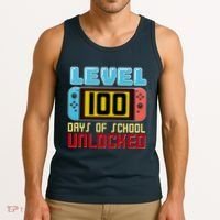 Level 100 Day Of School Unlocked Tank Top thumb 3