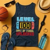 Level 100 Day Of School Unlocked Tank Top thumb 4