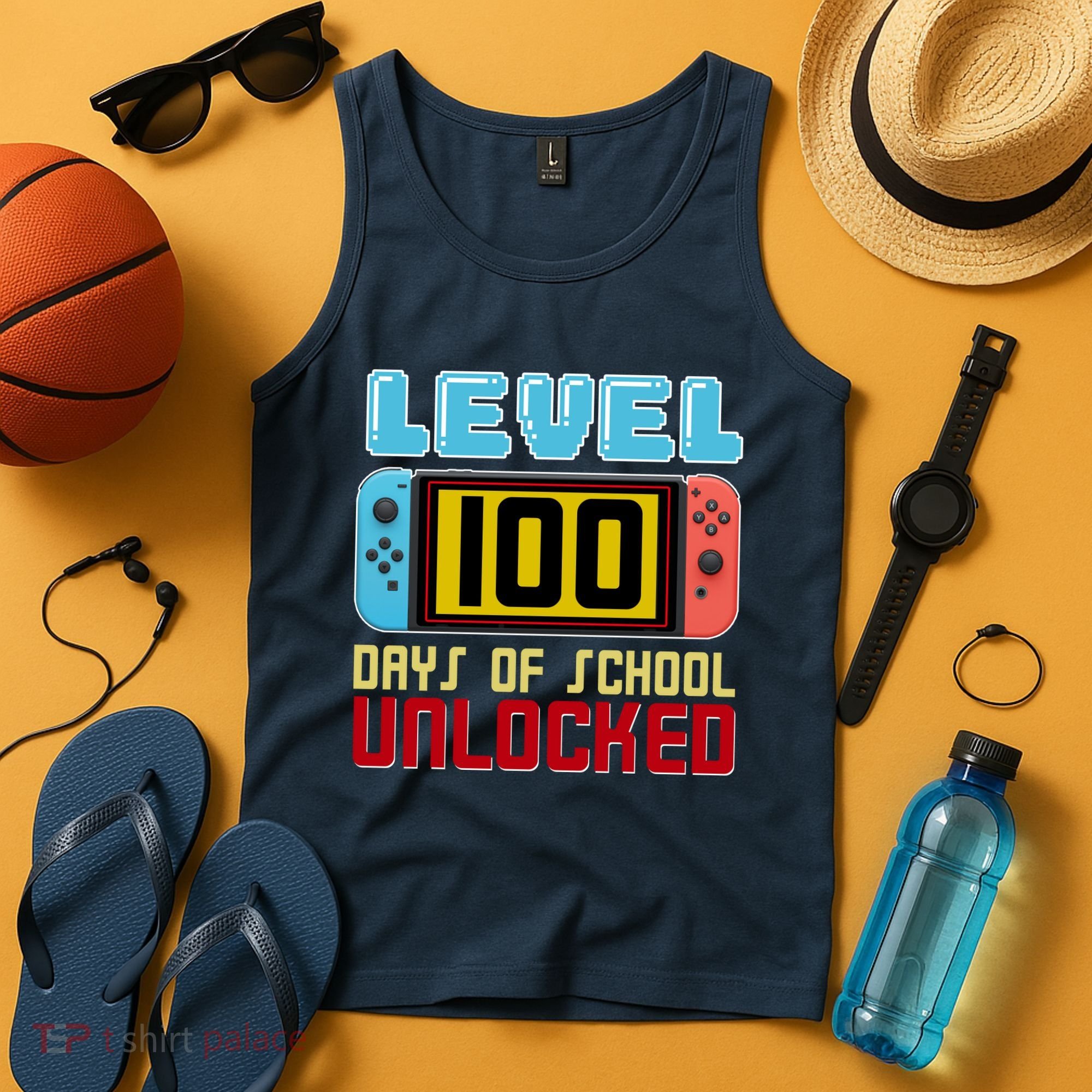 Level 100 Day Of School Unlocked Tank Top