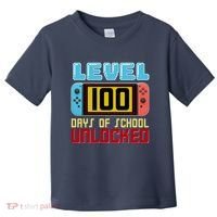 Level 100 Day Of School Unlocked Toddler T-Shirt thumb 0