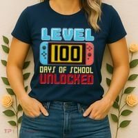 Level 100 Day Of School Unlocked Women's T-Shirt thumb 2