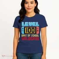 Level 100 Day Of School Unlocked Women's T-Shirt thumb 4