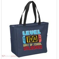 Level 100 Day Of School Unlocked Tote Bag thumb 2