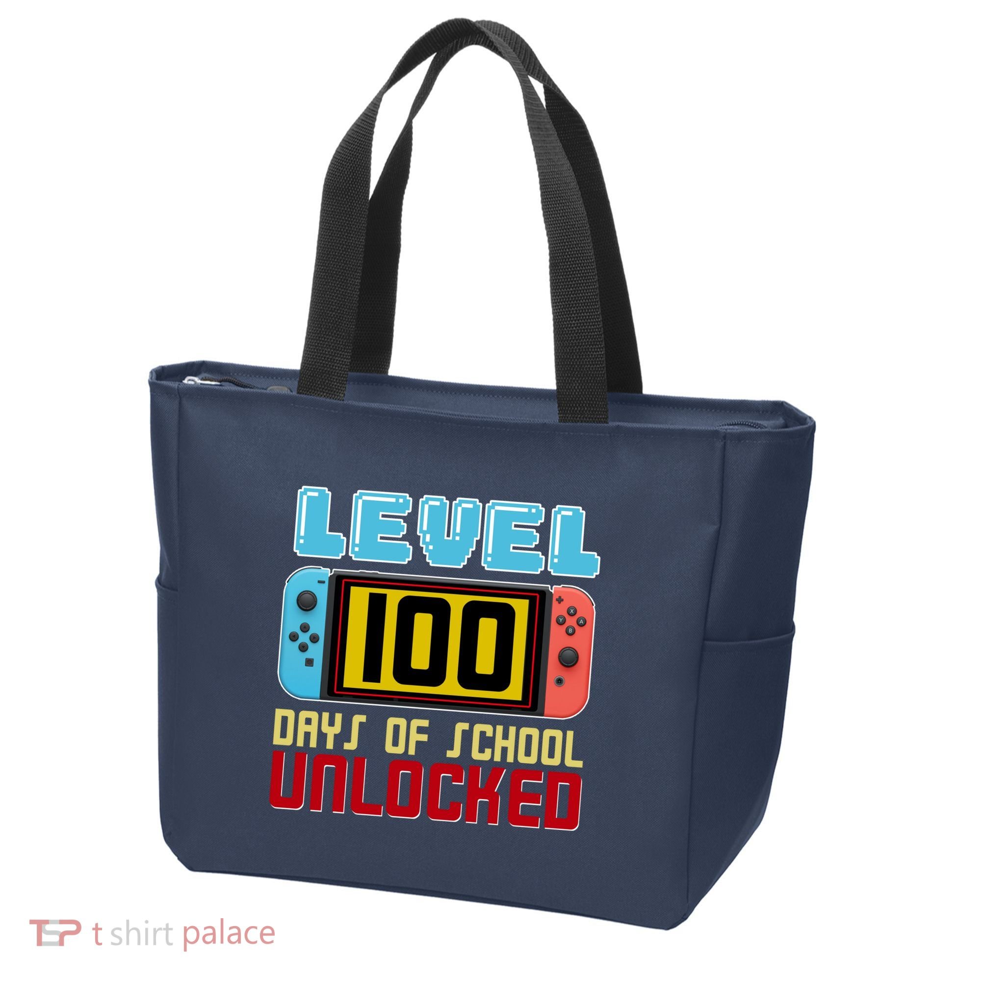 Level 100 Day Of School Unlocked Tote Bag