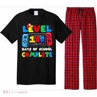 Level 100 Days Of School Complete Gamer Video Games Pajama Set thumb 0