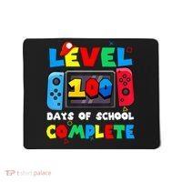 Level 100 Days Of School Complete Gamer Video Games Mousepad thumb 0