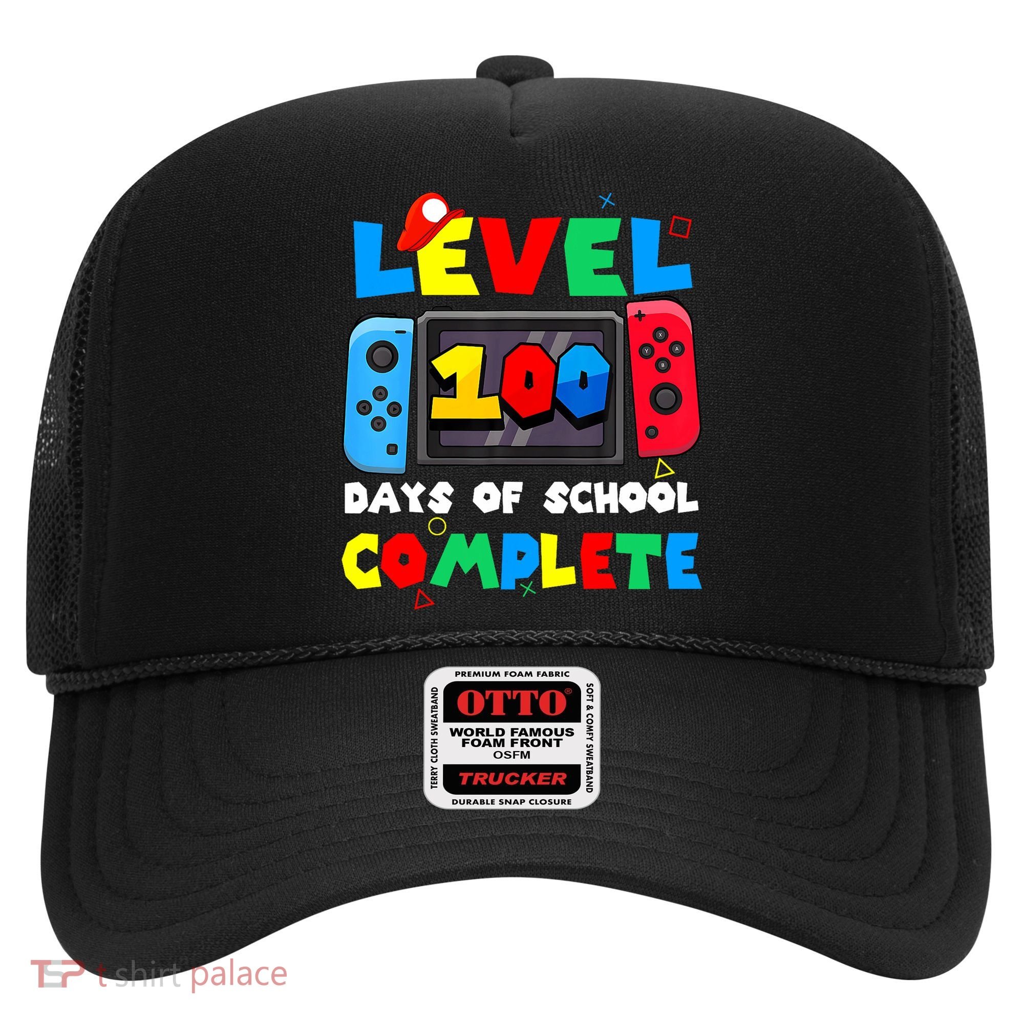 Level 100 Days Of School Complete Gamer Video Games Hat