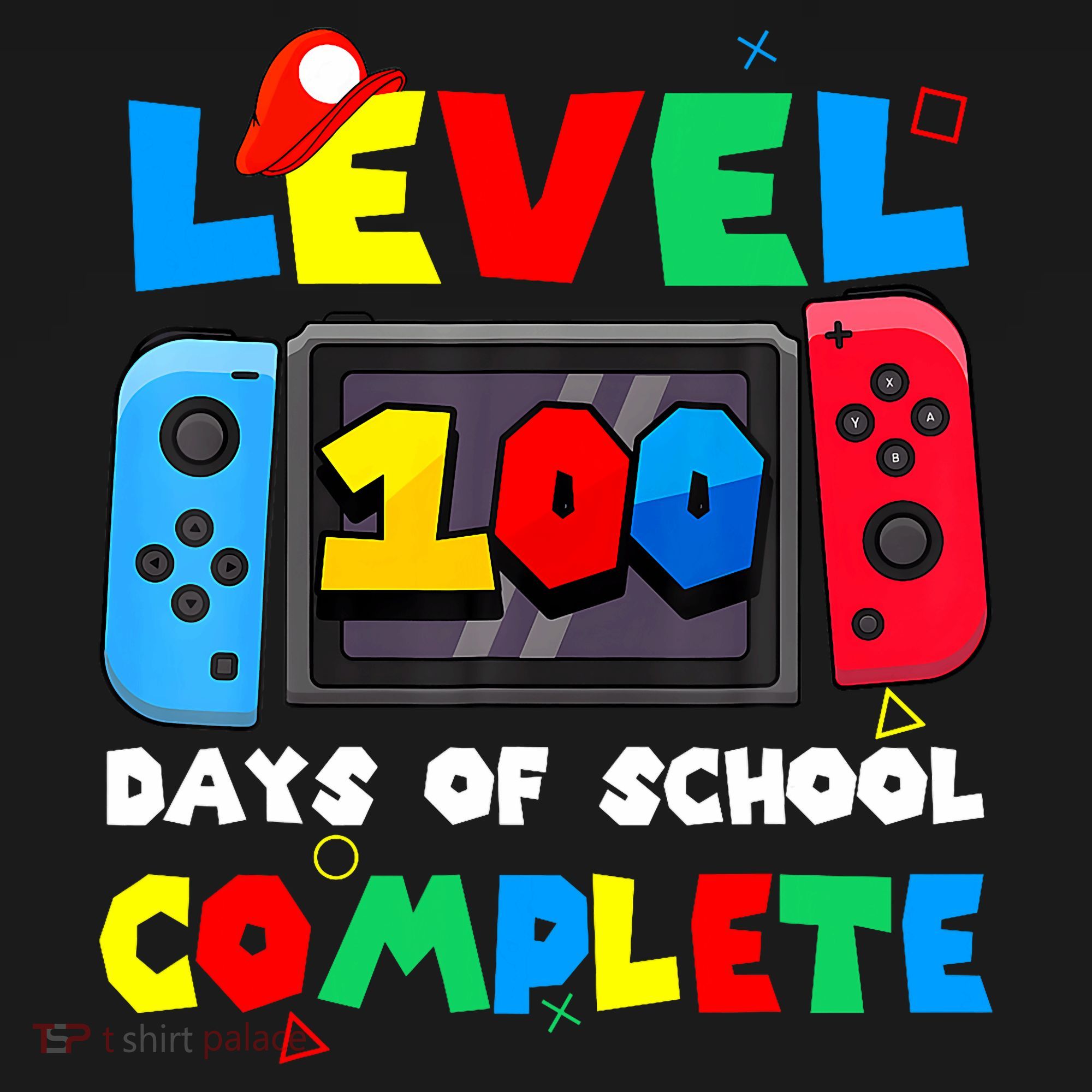Level 100 Days Of School Complete Gamer Video Games Tank Top