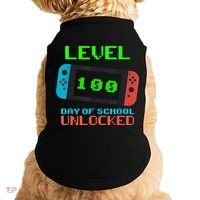 Level 100 Days Of School Unlocked Gamer Video Games Doggie Tank thumb 0