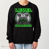 Level 100 Days Of School Unlocked Video Game Women's Sweatshirt thumb 0