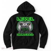 Level 100 Days Of School Unlocked Video Game Hoodie thumb 0