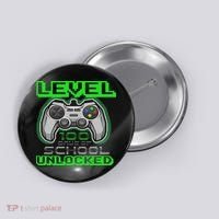 Level 100 Days Of School Unlocked Video Game Button thumb 0