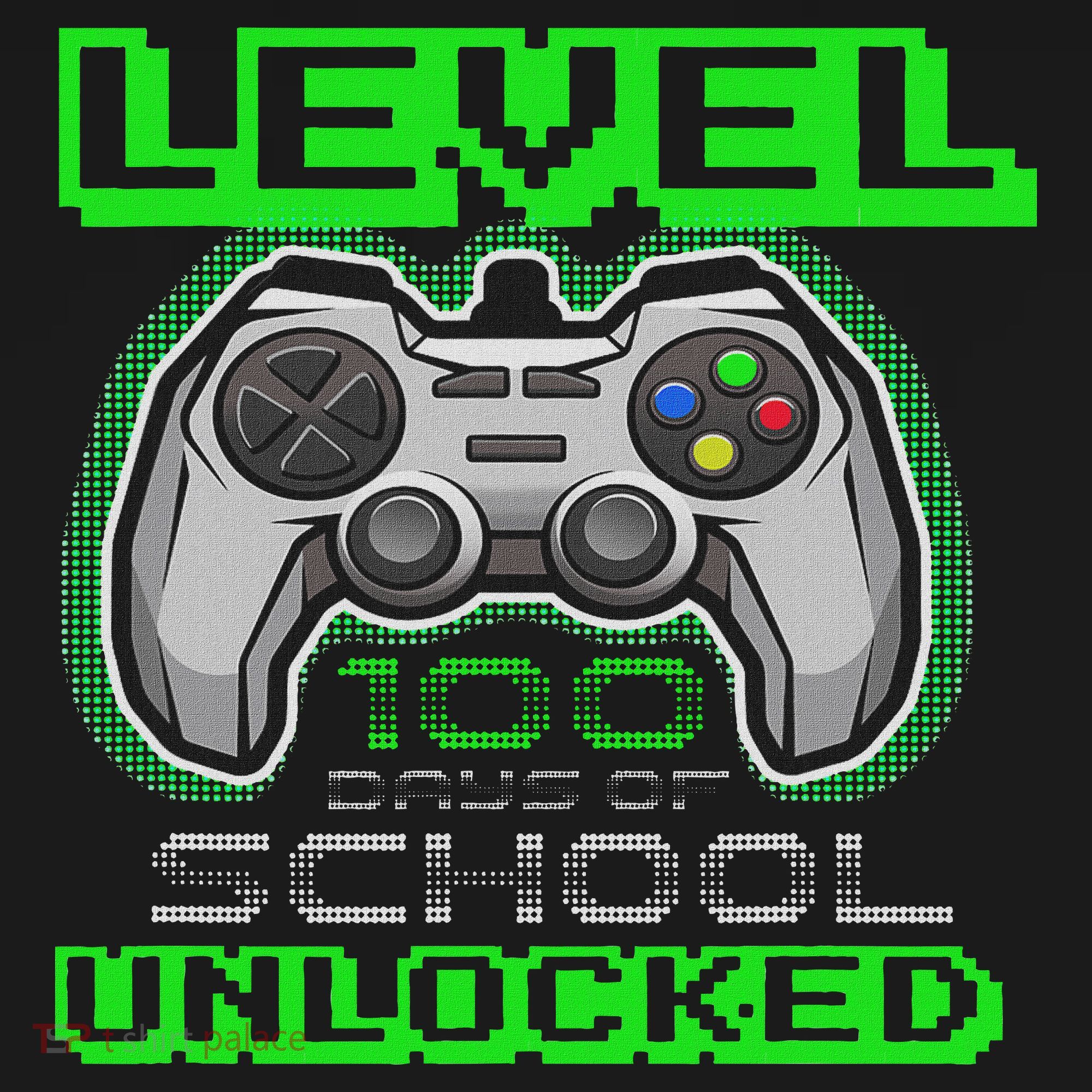 Level 100 Days Of School Unlocked Video Game Women's Hoodie