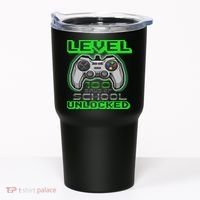 Level 100 Days Of School Unlocked Video Game Tumbler thumb 0