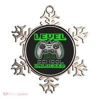 Level 100 Days Of School Unlocked Video Game Ornament thumb 0