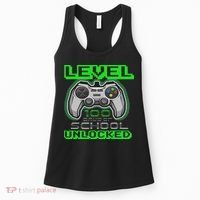 Level 100 Days Of School Unlocked Video Game Women's Tank Top thumb 0