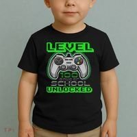 Level 100 Days Of School Unlocked Video Game Toddler T-Shirt thumb 2
