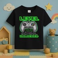 Level 100 Days Of School Unlocked Video Game Toddler T-Shirt thumb 3