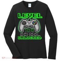 Level 100 Days Of School Unlocked Video Game Women's Long Sleeve Shirt thumb 0
