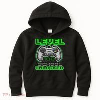 Level 100 Days Of School Unlocked Video Game Kids Hoodie thumb 0