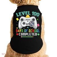 Level 100 Day's Of School Funny Completed Doggie Tank thumb 0