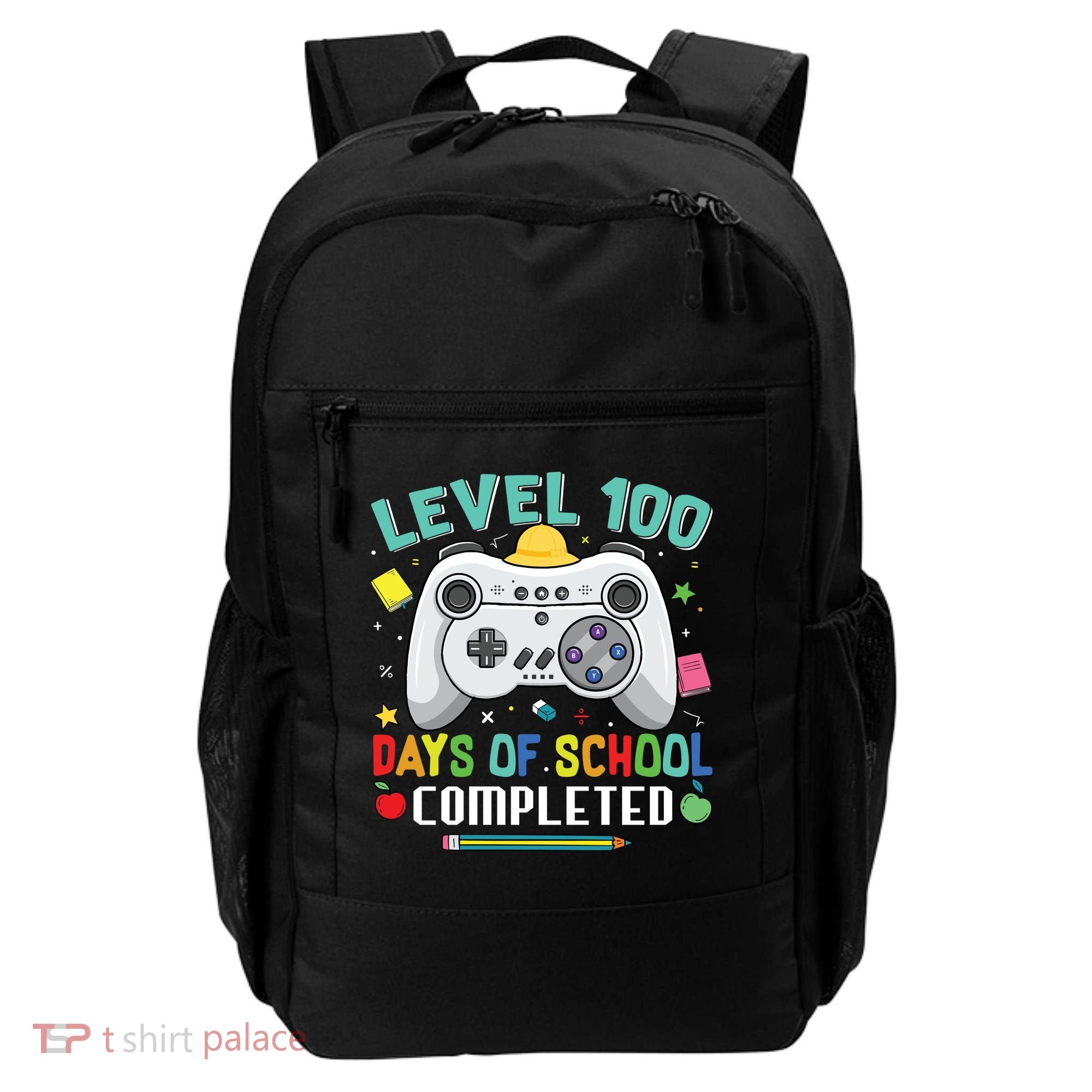 Level 100 Day's Of School Funny Completed Backpack