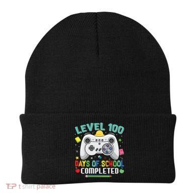 Level 100 Day's Of School Funny Completed Beanie