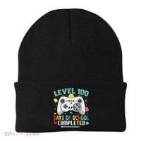 Level 100 Day's Of School Funny Completed Beanie thumb 0