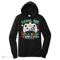 Level 100 Day's Of School Funny Completed Women's Hoodie thumb 0