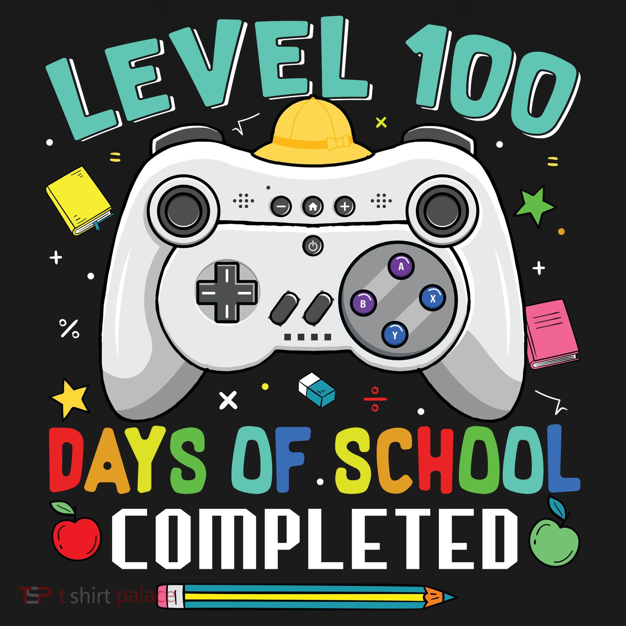 Level 100 Day's Of School Funny Completed Women's Tank Top