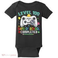 Level 100 Day's Of School Funny Completed Baby Bodysuit thumb 0