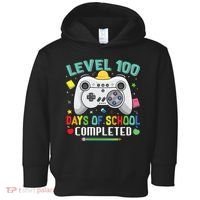 Level 100 Day's Of School Funny Completed Toddler Hoodie thumb 0