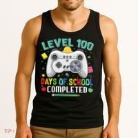 Level 100 Day's Of School Funny Completed Tank Top thumb 3