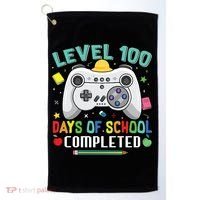 Level 100 Day's Of School Funny Completed Golf Towel thumb 0