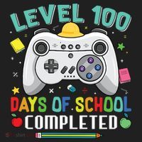 Level 100 Day's Of School Funny Completed Golf Towel thumb 3
