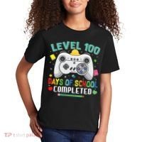 Level 100 Day's Of School Funny Completed Kids T-Shirt thumb 2