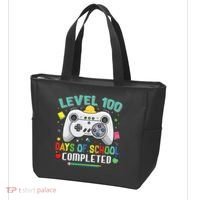 Level 100 Day's Of School Funny Completed Tote Bag thumb 3