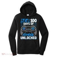 Level 100 Days Of School Unlocked Gamer Video Games Boys Women's Hoodie thumb 0