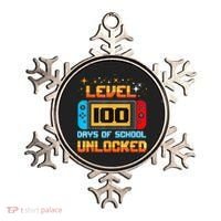 Level 100 Days Of School Unlocked Gamer Funny 100th Day. Ornament thumb 0