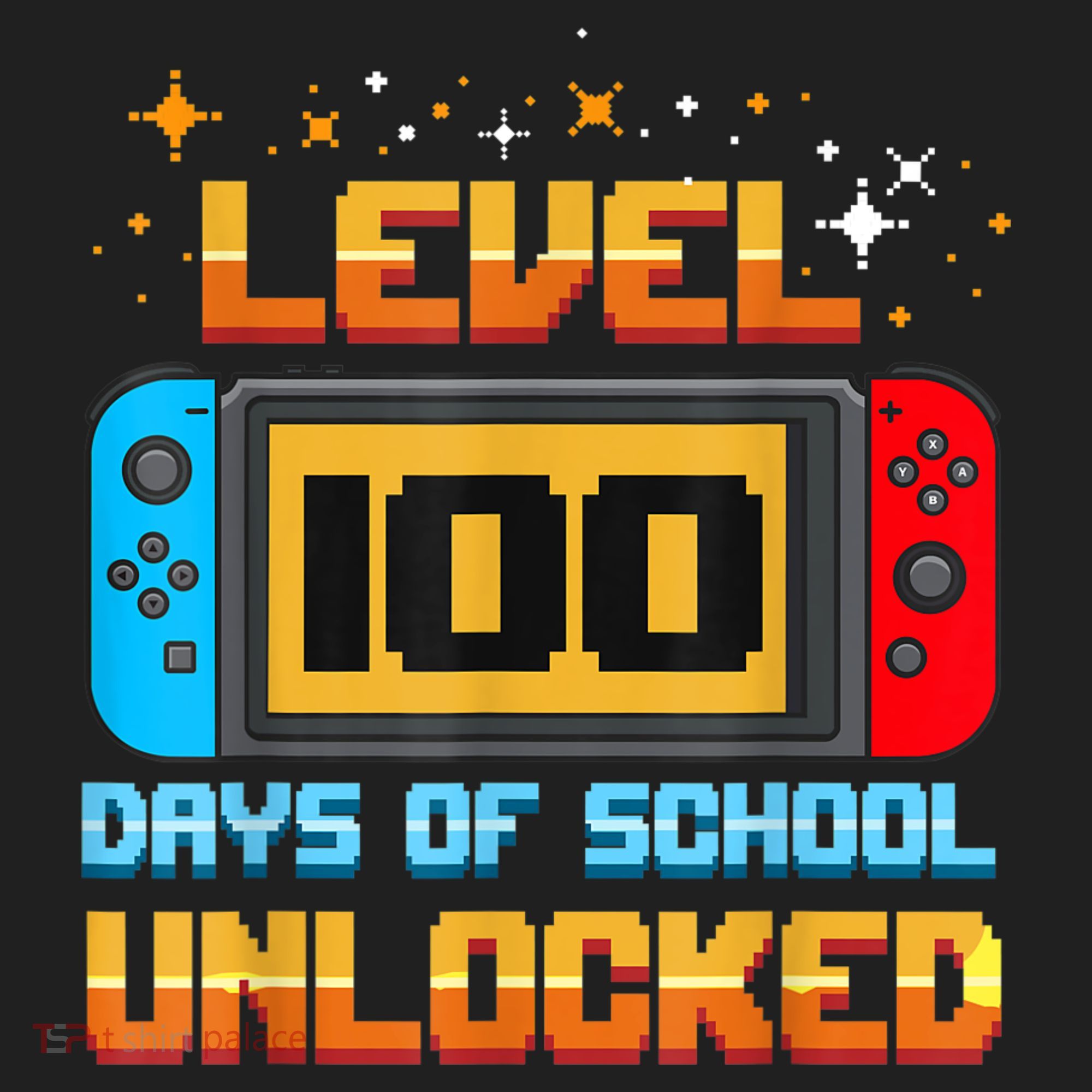 Level 100 Days Of School Unlocked Gamer Funny 100th Day. Hat