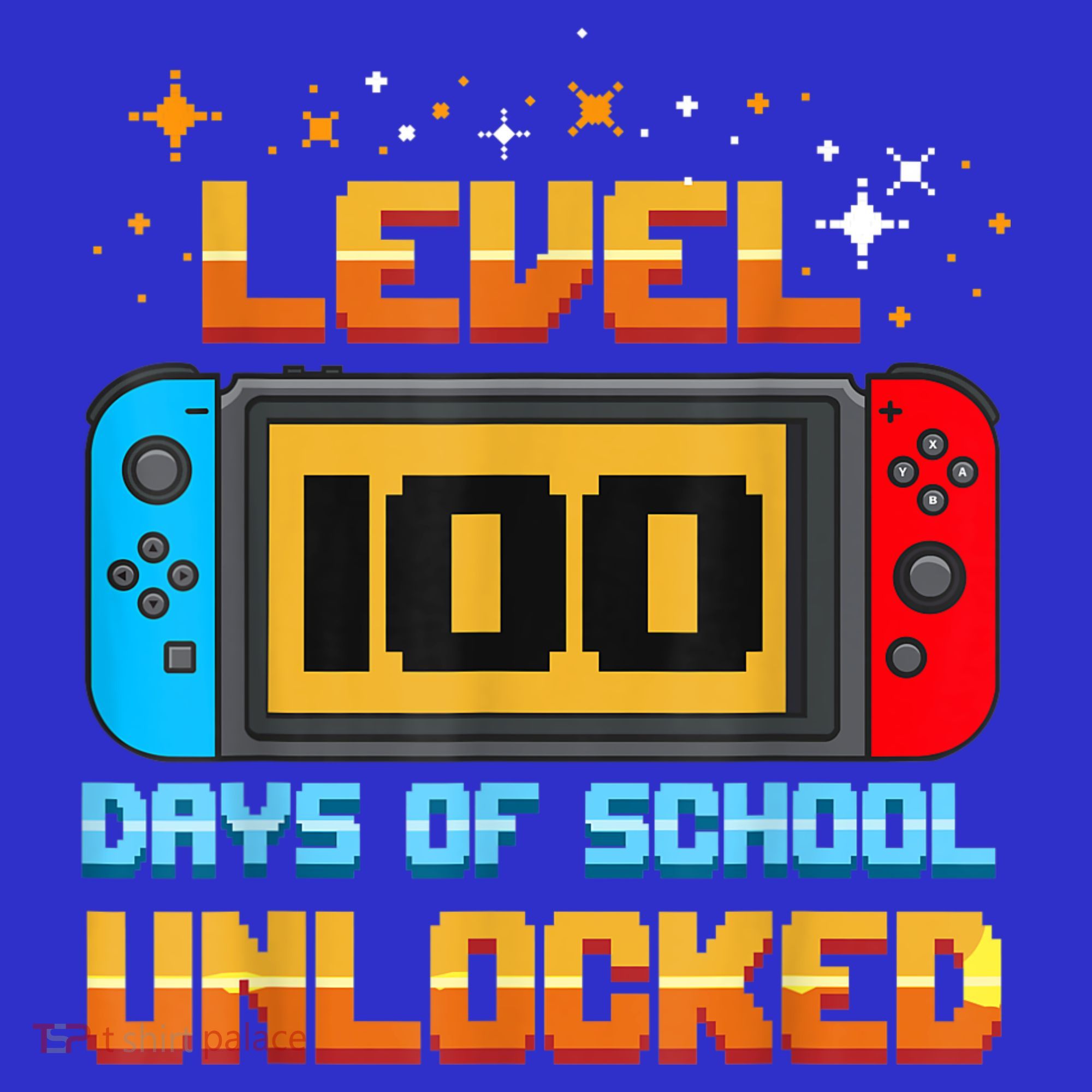 Level 100 Days Of School Unlocked Gamer Funny 100th Day. Women's Tank Top