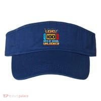 Level 100 Days Of School Unlocked Gamer Funny 100th Day. Visor thumb 0