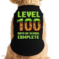 Level 100 Days Of School Complete Gamer  Doggie Tank thumb 0