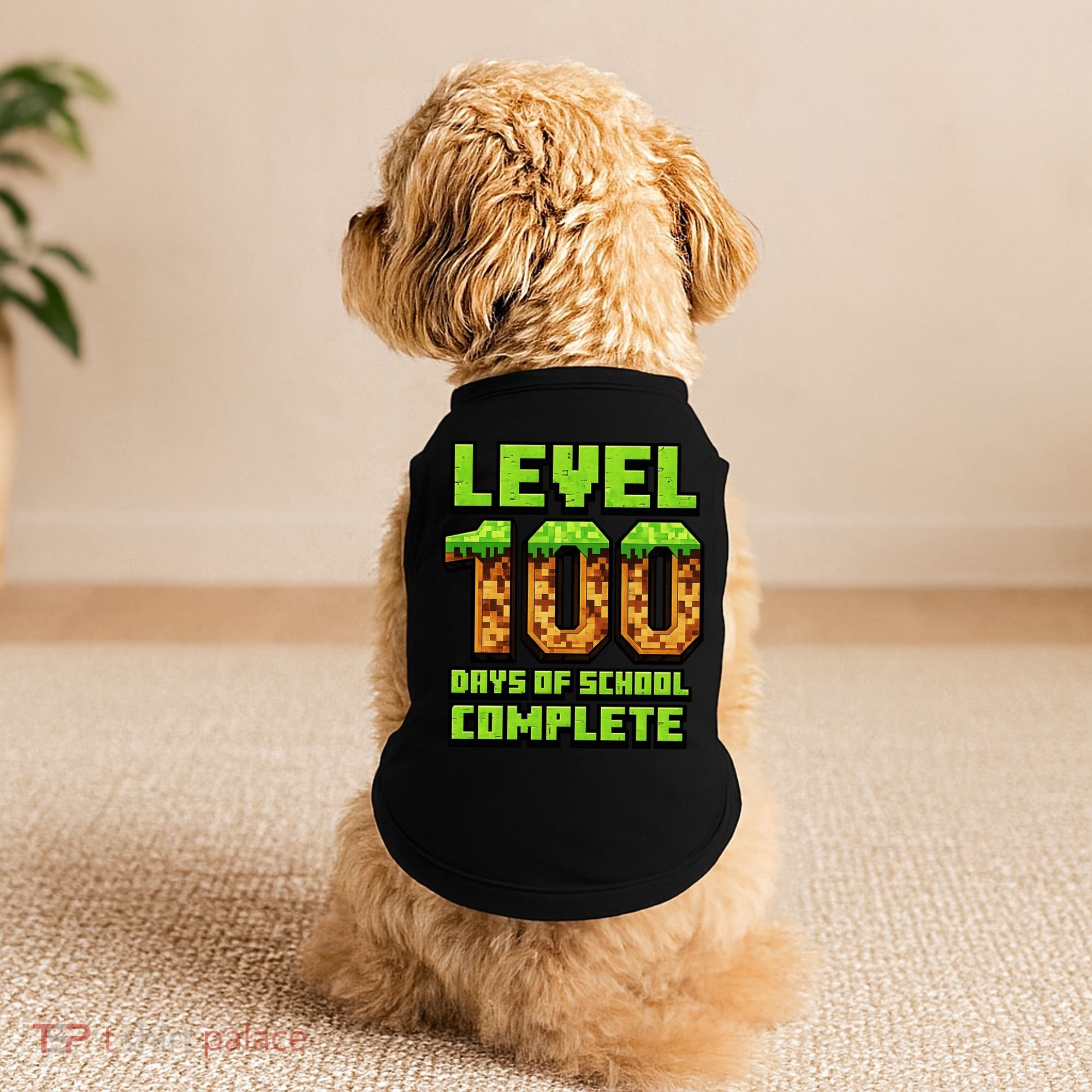 Level 100 Days Of School Complete Gamer  Doggie Tank